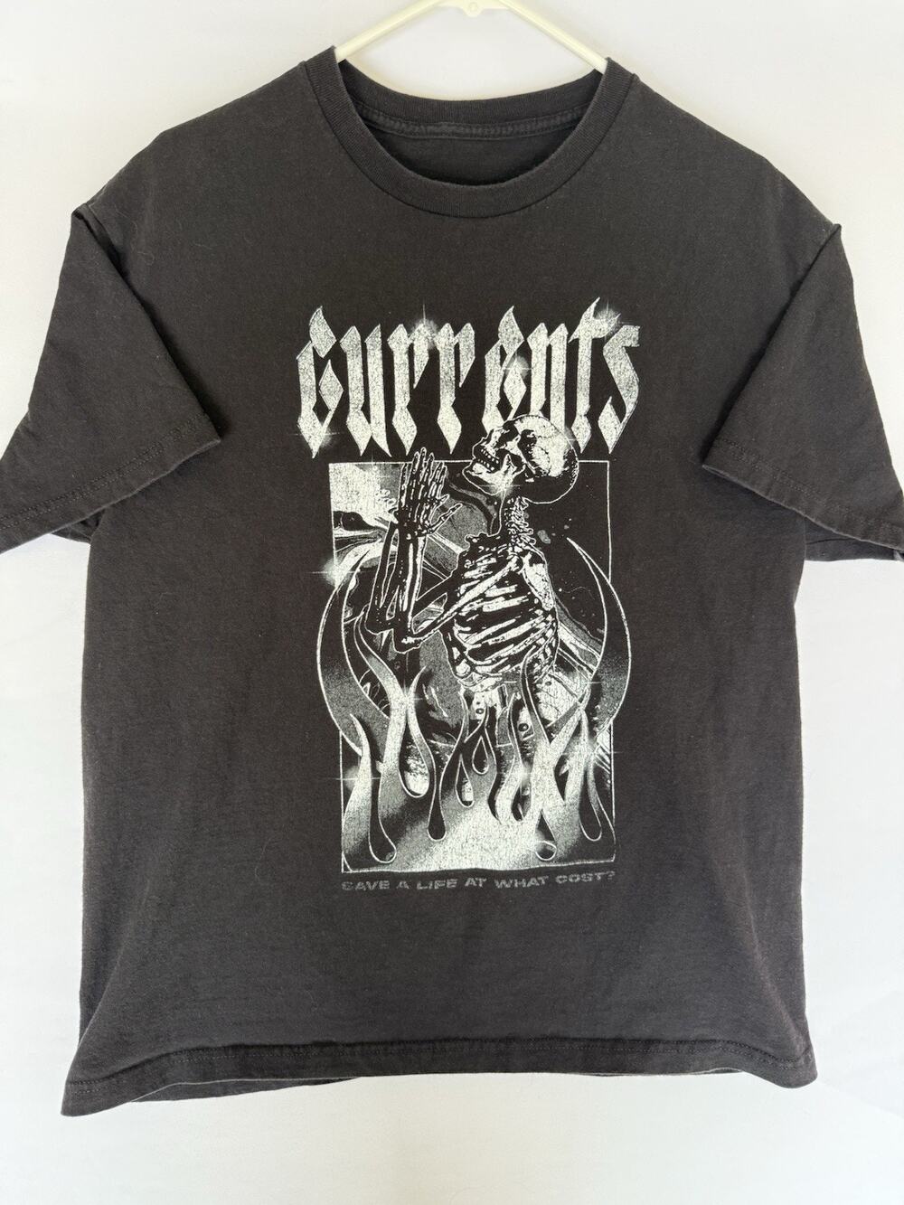 Currents Band Skeleton Graphic T-Shirt Men’s (See Measurements)